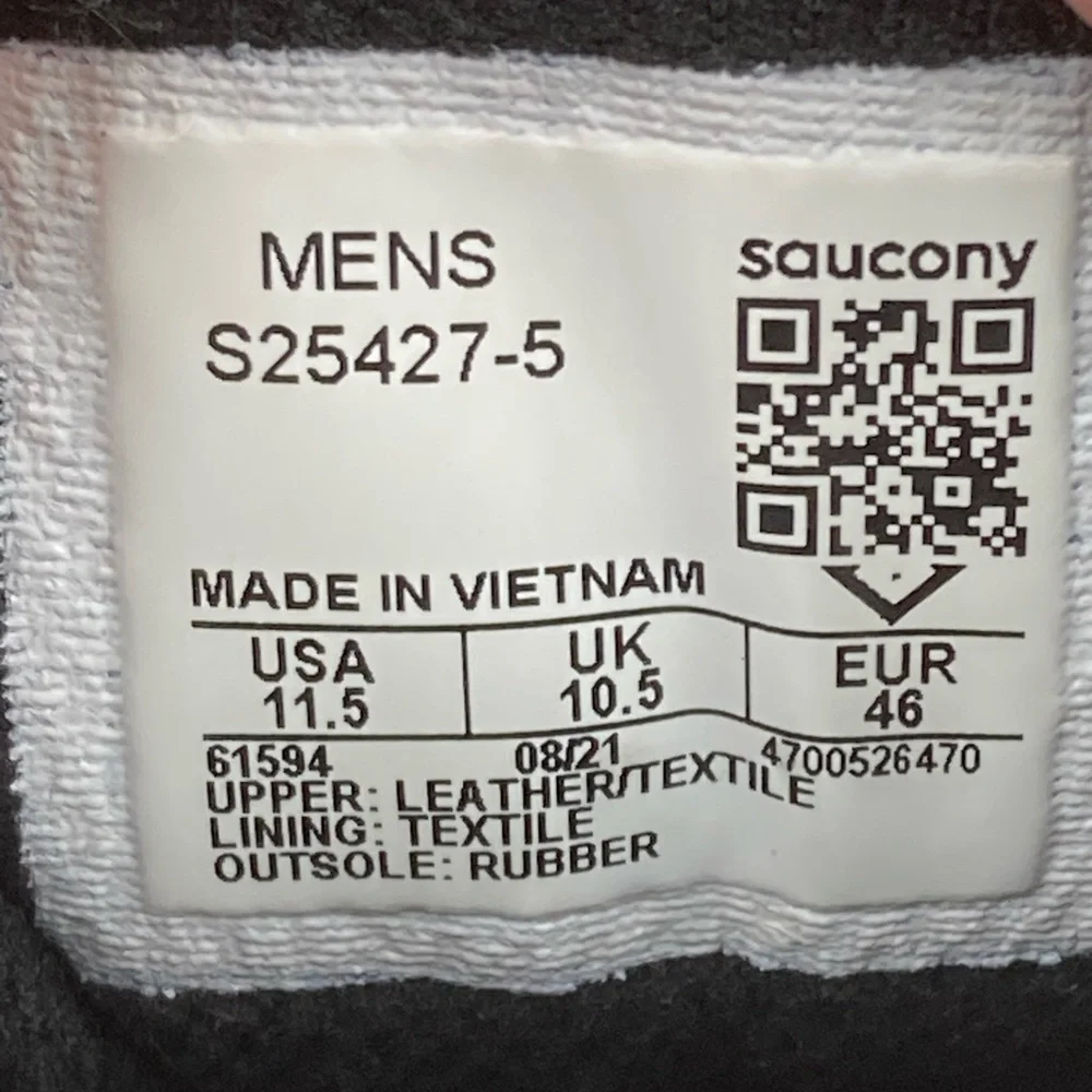 Saucony Grid Raptor TR 2 Running Shoes Gray Navy Blue S25427-5 Men's Size 11.5. - Picture 11 of 11